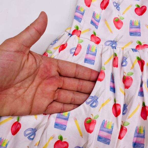 NWT James & Lottie Size 3T Back to School Wendy Dress - Picture 5 of 6